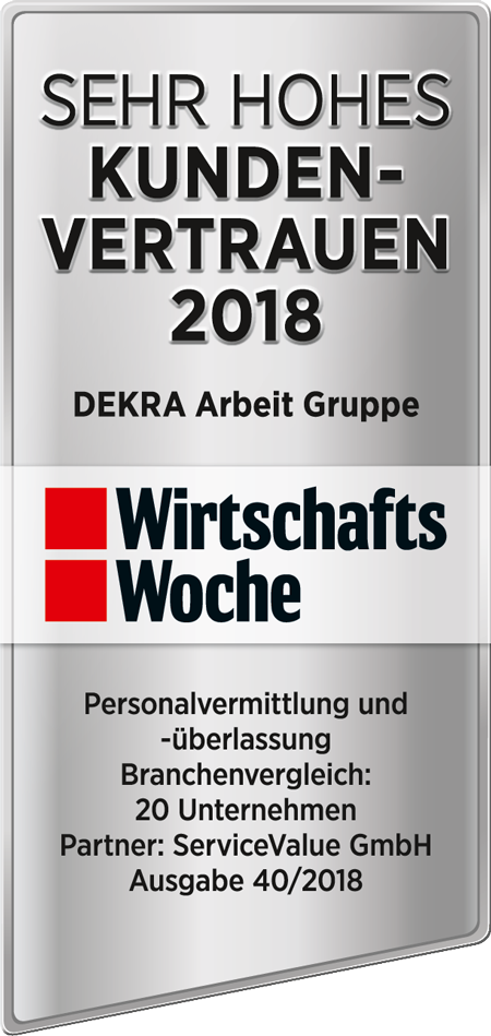 DEKRA Arbeit Group receives two customer awards